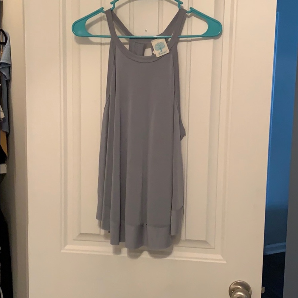 light blue tank